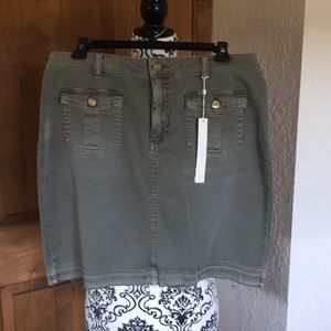 Caslon mini jean skirt